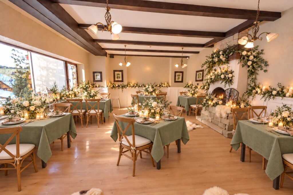 Meniu pentru nuntă și botez în Predeal, la Restaurantul Robinson